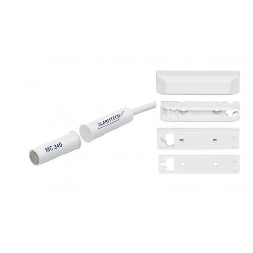 MC 340-S3-5 Alarmtech MC 340-S3-5 MC Série 300, contact magnétique encastré, NF, Montage en saillie, Câble 5m